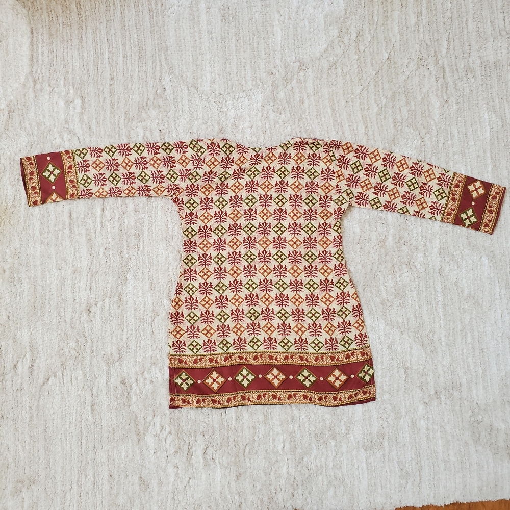 Boho Style Tunic Top - Picture 2 of 4